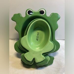 Vintage Ganz Frog Measuring Cups Set Of 4 Nesting